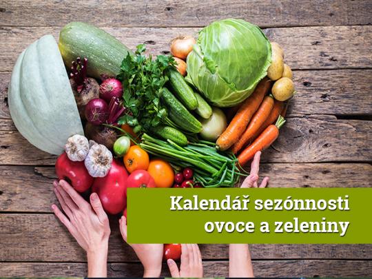 Kalendář sezonnosti ovoce a zeleniny